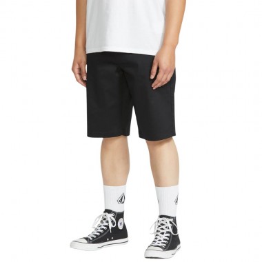 VOLCOM FRICKIN MODERN STRETCH SHORTS 21 BLACK