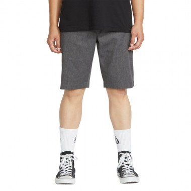 VOLCOM FRICKIN MODERN STRETCH SHORTS 21 CHARCOAL HEATHER