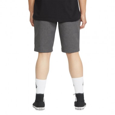 VOLCOM FRICKIN MODERN STRETCH SHORTS 21 CHARCOAL HEATHER