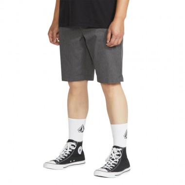 VOLCOM FRICKIN MODERN STRETCH SHORTS 21 CHARCOAL HEATHER
