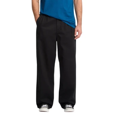 VOLCOM BAGGOS PLEAT PANTS BLACK