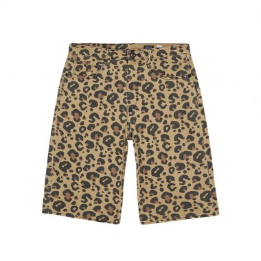 VOLCOM CHILLOW DENIM SHORTS 24 CHEETAH