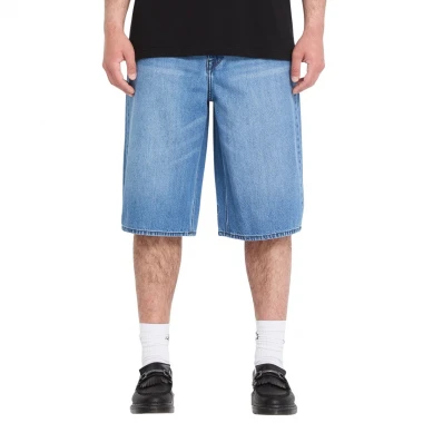 VOLCOM CHILLOW DENIM SHORTS 24 DIRTY COWBOY BLUES