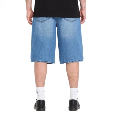 VOLCOM CHILLOW DENIM SHORTS 24 DIRTY COWBOY BLUES