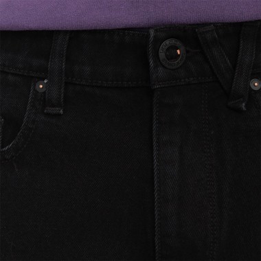 VOLCOM BILLOW DENIM SHORTS 22 BLACK