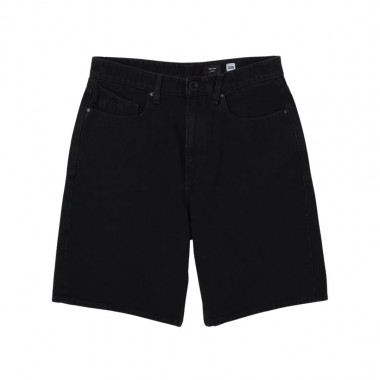 VOLCOM BILLOW DENIM SHORTS 22 BLACK