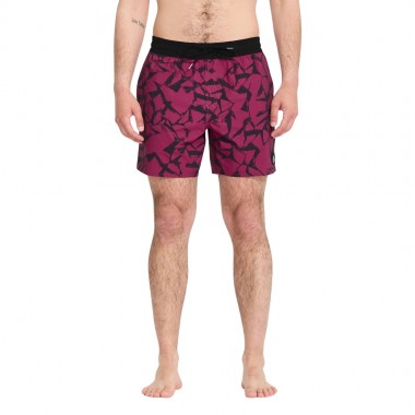 VOLCOM LIDO SOLID TRUNK BOARDSHORTS 16 SANGRIA