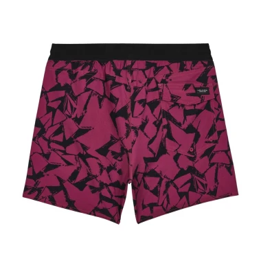 VOLCOM LIDO SOLID TRUNK BOARDSHORTS 16 SANGRIA