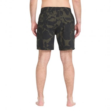 VOLCOM PSYCHE COTTON TRUNK BOARDSHORTS 17 IVY