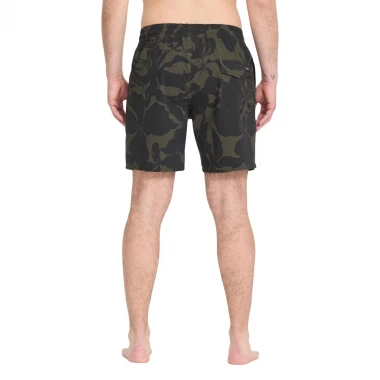 VOLCOM PSYCHE COTTON TRUNK BOARDSHORTS 17 IVY