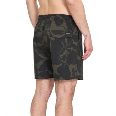 VOLCOM PSYCHE COTTON TRUNK BOARDSHORTS 17 IVY