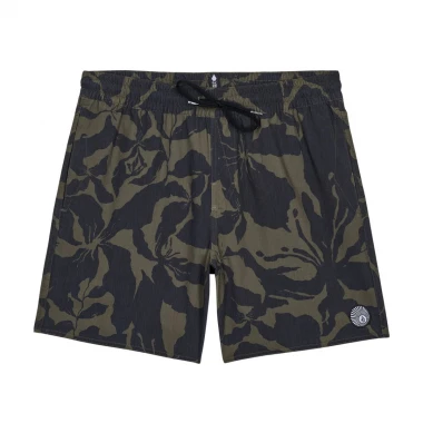 VOLCOM PSYCHE COTTON TRUNK BOARDSHORTS 17 IVY