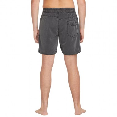 VOLCOM CENTER TRUNK BOARDSHORTS 17 BLACK