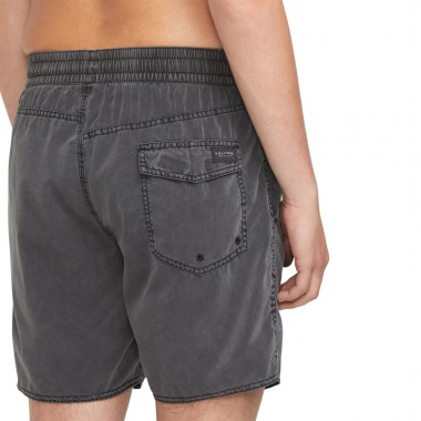 VOLCOM CENTER TRUNK BOARDSHORTS 17 BLACK