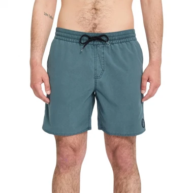 VOLCOM CENTER TRUNK BOARDSHORTS 17 TRADEWINDS