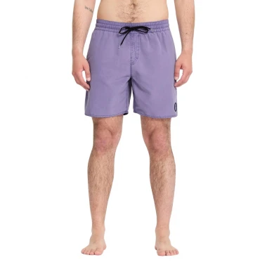 VOLCOM CENTER TRUNK BOARDSHORTS 17 VIOLET
