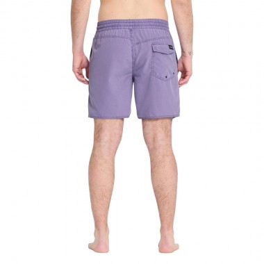 VOLCOM CENTER TRUNK BOARDSHORTS 17 VIOLET