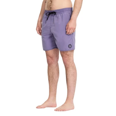 VOLCOM CENTER TRUNK BOARDSHORTS 17 VIOLET