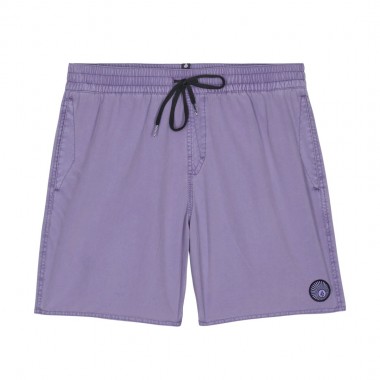 VOLCOM CENTER TRUNK BOARDSHORTS 17 VIOLET