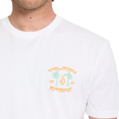 VOLCOM 91 PALM T-SHIRT WHITE