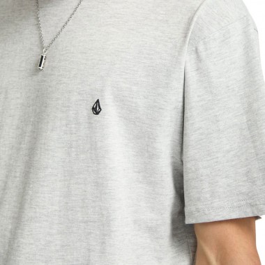 VOLCOM STONE BLANKS T-SHIRT HEATHER GREY