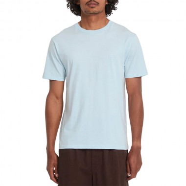 VOLCOM STONE BLANKS T-SHIRT LIGHT BLUE ACID