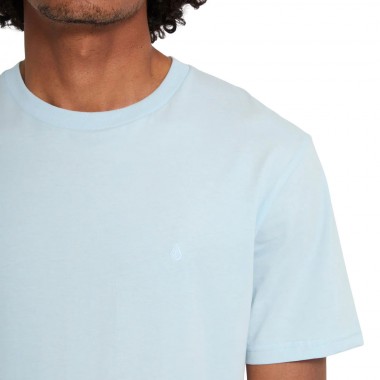 VOLCOM STONE BLANKS T-SHIRT LIGHT BLUE ACID