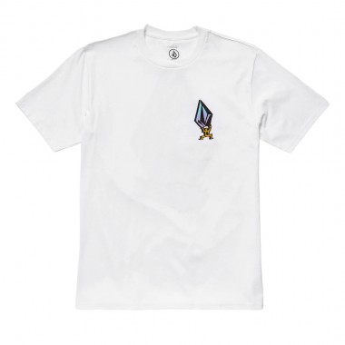 VOLCOM STAR SHIELDS EXP T-SHIRT WHITE