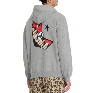VOLCOM SETH CONBOY HOODIE HEATHER GREY