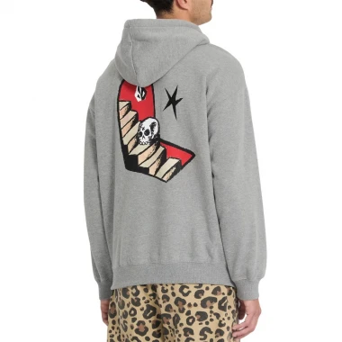 VOLCOM SETH CONBOY HOODIE HEATHER GREY