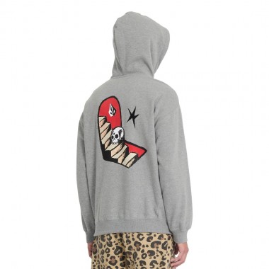 VOLCOM SETH CONBOY HOODIE HEATHER GREY