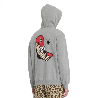 VOLCOM SETH CONBOY HOODIE HEATHER GREY