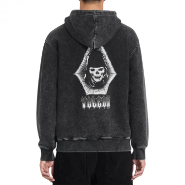 VOLCOM NODER HOODIE LIGHT ACID BLACK