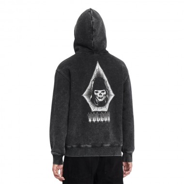 VOLCOM NODER HOODIE LIGHT ACID BLACK