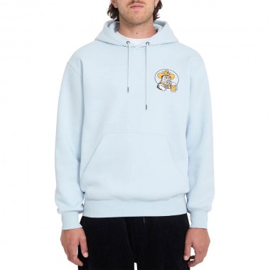 VOLCOM NODER HOODIE LIGHT BLUE ACID