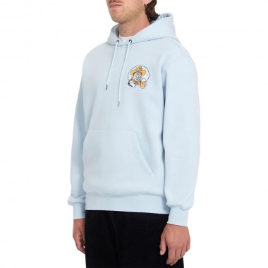 VOLCOM NODER HOODIE LIGHT BLUE ACID