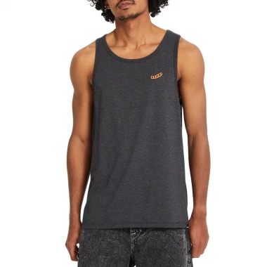 VOLCOM PISTOL STONE TANK TOP HEATHER BLACK