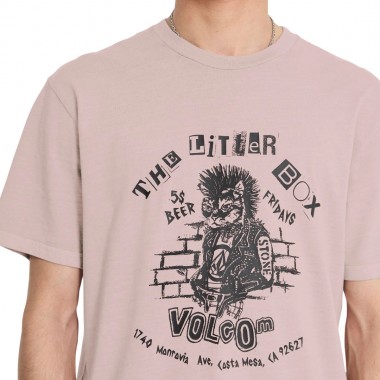 VOLCOM PUNKAT T-SHIRT BARK BROWN