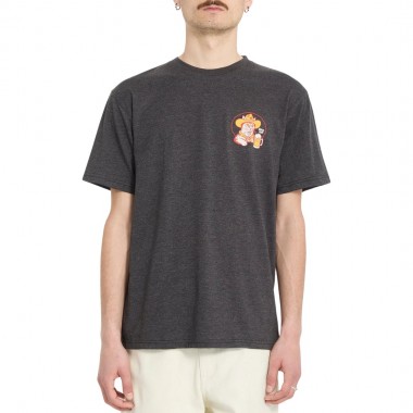 VOLCOM MEOWDY T-SHIRT HEATHER GREY