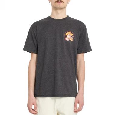 VOLCOM MEOWDY T-SHIRT HEATHER GREY