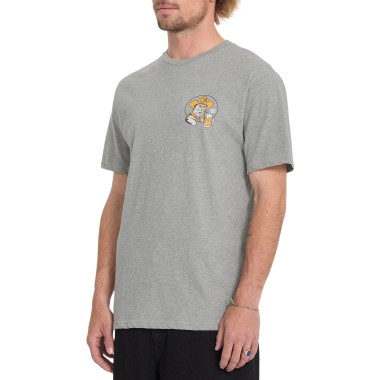 VOLCOM MEOWDY T-SHIRT HEATHER GREY