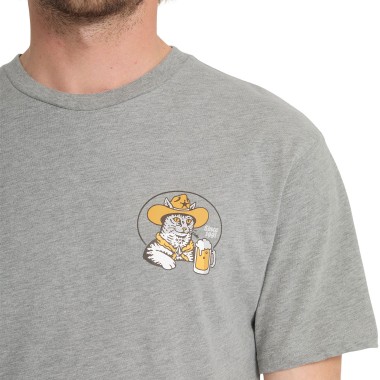VOLCOM MEOWDY T-SHIRT HEATHER GREY