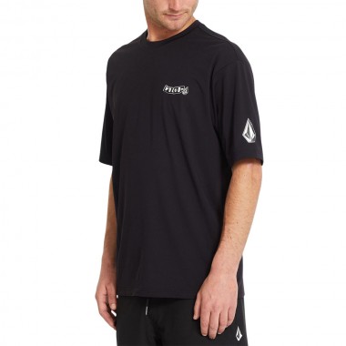 VOLCOM PISTOL SURF RASHGUARD BLACK
