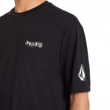 VOLCOM PISTOL SURF RASHGUARD BLACK