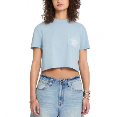 VOLCOM POCKET DIAL W T-SHIRT CALI BLUE
