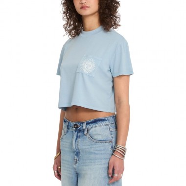VOLCOM POCKET DIAL W T-SHIRT CALI BLUE