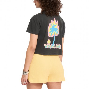 VOLCOM POCKET DIAL W T-SHIRT VINTAGE BLACK