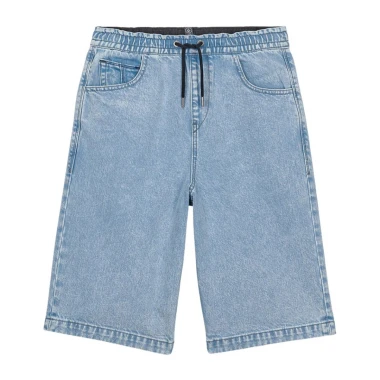 VOLCOM FREAZY LOOSE DENIM ELAST.WAIST K SHORTS PALE AQUA