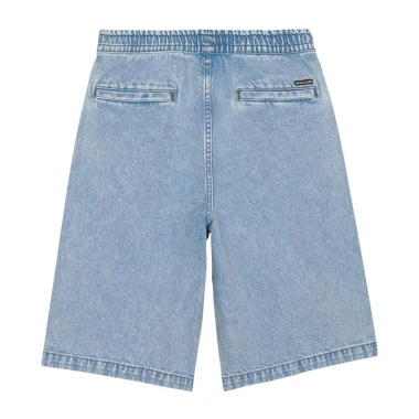 VOLCOM FREAZY LOOSE DENIM ELAST.WAIST K SHORTS PALE AQUA
