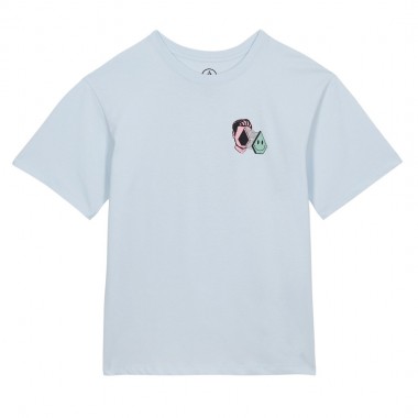VOLCOM AURA K T-SHIRT LIGHT BLUE ACID